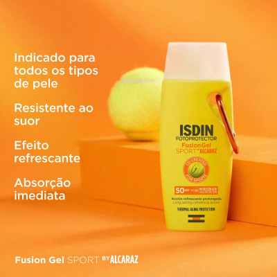 ISDIN Fusion Gel Sport SPF50 by Alcaraz 100ml | Farmácia d'Arrábida