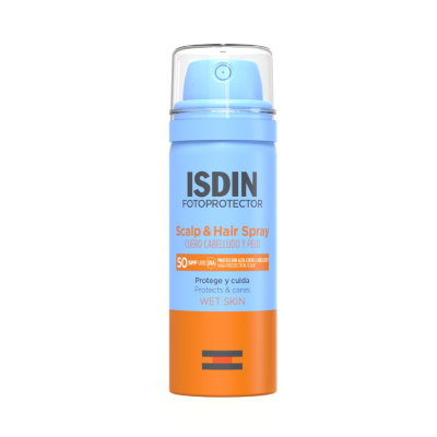 7400341 ISDIN Fotoprotector Scalp & Hair Spray SPF50 50ml | Protetor Solar Couro Cabeludo