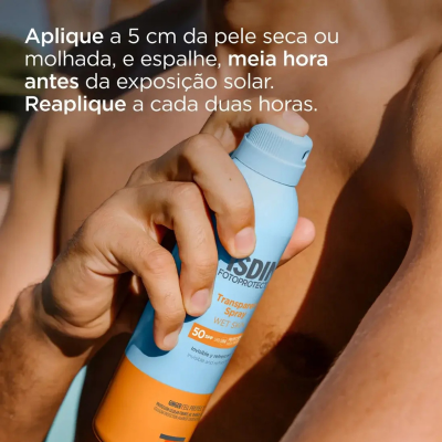 ISDIN Fotoprotector Transparent Spray Wet Skin FPS50 100ml | Farmácia d'Arrábida