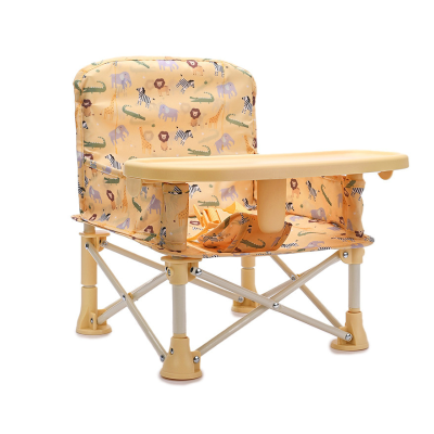 Monnëka Cadeira Dobrável Infantil Wild Animals +6M 15 kg | Bandeja Removível