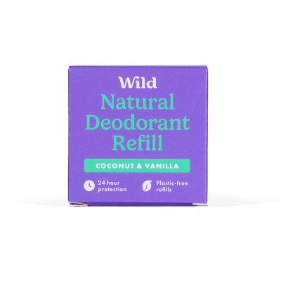 Wild Desodorizante Natural Recarga Coco e Baunilha 40g | Farmácia d'Arrábida