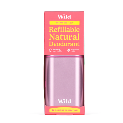 5060968411572 Wild Desodorizante Natural Caixa e Recarga Flor de Cerejeira 40g