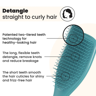 Tangle Teezer Escova Cabelo Detangler Mini Teal | Farmácia d'Arrábida