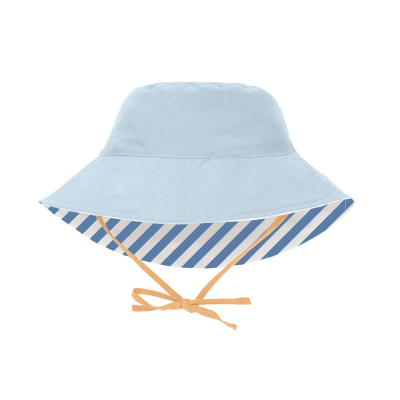 Monnëka Chapéu Reversível Stripes Blues & Beyond M 18-36 | Circunferência craniana 50-51 | Farmácia d'Arrábida