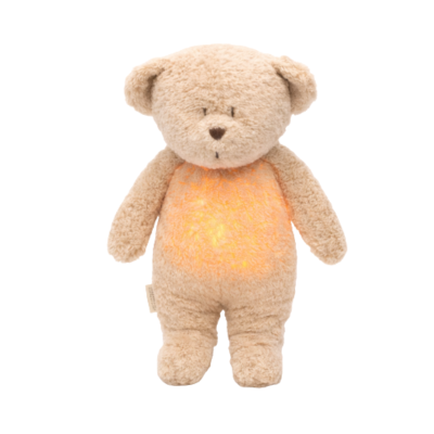 5903943986439 Moonie 2.0 Urso Peluche Sensorial Sand/Castanho | Ajuda Sono Bebé