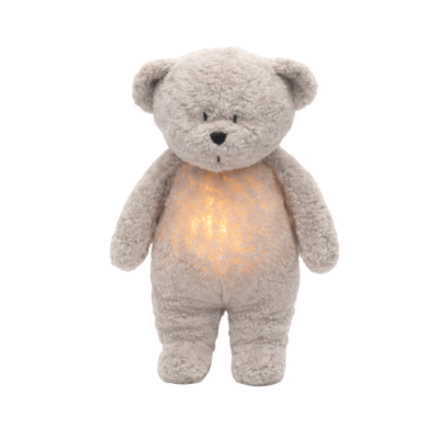 5903943986484 Moonie 2.0 Urso Peluche Sensorial Cinzento | Ajuda Sono Bebé