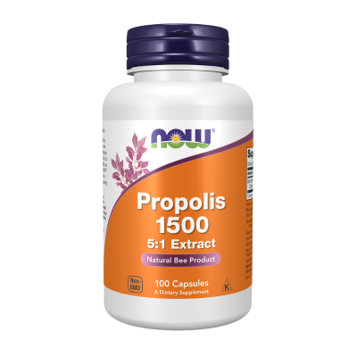 NOW Própolis 1500mg 100 Cápsulas | Suplemento Apoio ao sistema imunitário