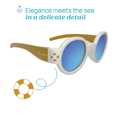 Chicco Óculos de Sol Espelho Branco 0M+ | Farmácia d'Arrábida
