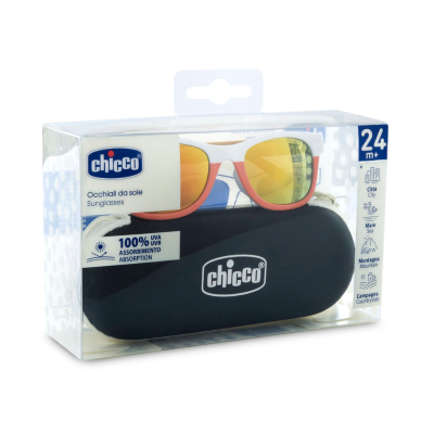 Chicco Óculos Sol Laranja Lentes Espelhadas +24M | Farmácia d'Arrábida