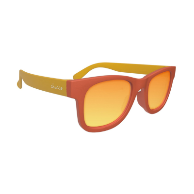 7585083 Chicco Óculos de Sol Laranja com Lentes Espelhadas +24M | Inclui estojo