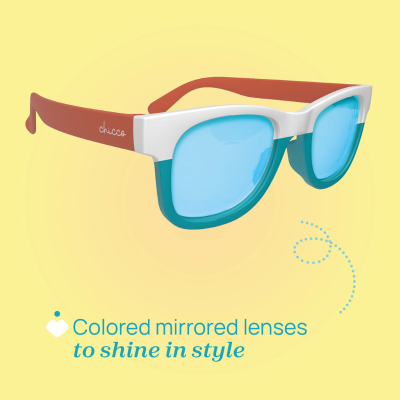 Chicco Óculos Sol Laranja Lentes Espelhadas +24M | Farmácia d'Arrábida