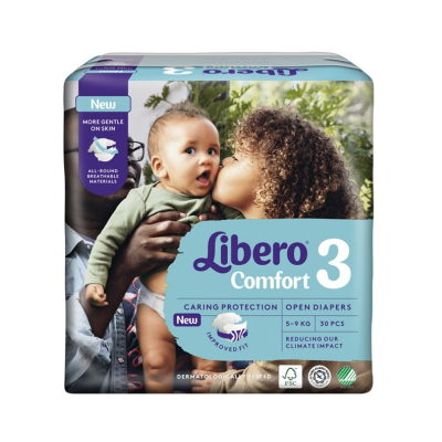 6263616 Libero Comfort 3 Fralda 5-9Kg 30 Fraldas