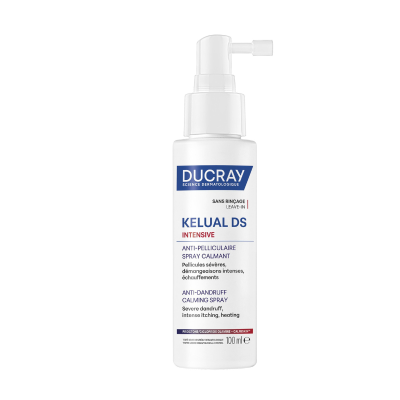 7560631 Ducray Kelual DS Intensive Spray 100ml | Anticaspa e Antiprurido Couro Cabeludo | Alívio Imediato