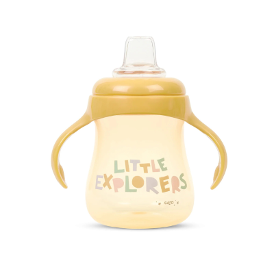 Saro Copo Anti-Gotas Little Explorers 250ml Mostarda | Farmácia d'Arrábida