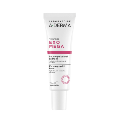 7536227 A-Derma Exomega Bálsamo Pálpebras 15ml | Creme Calmante Pele Atópica Olhos