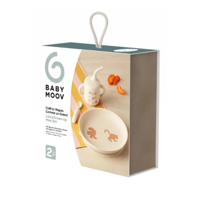 BabyMoov Kit Refeição Evolutivo Silicone Little Roar 9M+ | Farmácia d'Arrábida