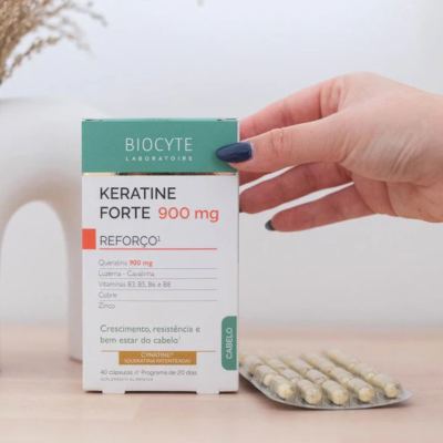 Biocyte Keratine Forte 900mg 90 Cápsulas | Farmácia d'Arrábida