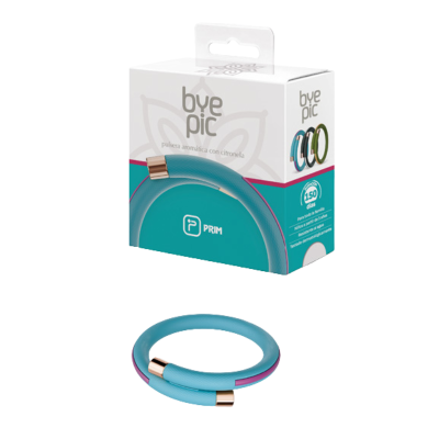 7618264 Byepic Pulseira Aromática Repelente Adulto Azul | 5 Recargas Incluídas