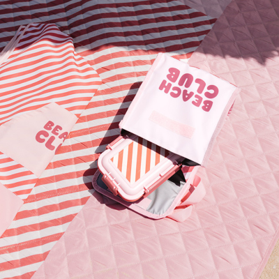 Monnëka Bolsa Térmica Stripes Bloom & Blush | Farmácia d'Arrábida