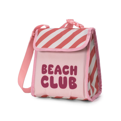 8434149785962 Monnëka Bolsa Térmica Stripes Bloom & Blush | Lancheira Infantil
