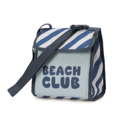 8434149461484 Monnëka Bolsa Térmica Stripes Blues & Beyond | Lancheira Infantil