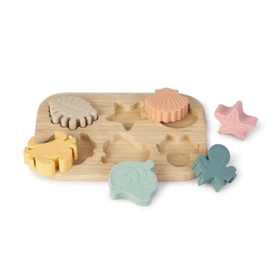 8424568033300 Saro Puzzle Madeira Sea Life +9M | Vida Marinha Encaixável Educativo FSC