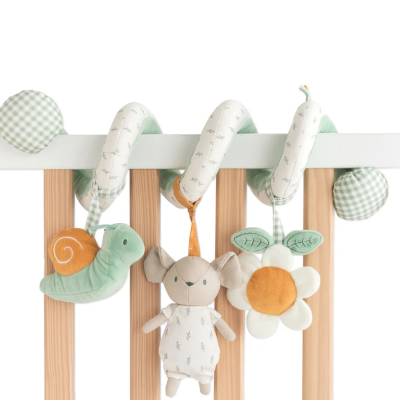 8424568022694 Saro Espiral de Atividades para Bebé Spring Cottage | Brinquedo Sensorial para Carrinho e Berço