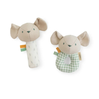 Saro Conjunto de Chocalhos Bebé Spring Cottage | Brinquedo Sensorial