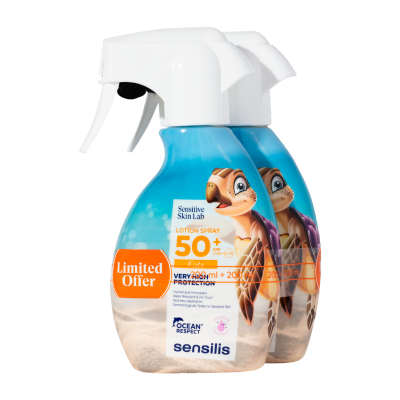 7553883 Sensilis SPF50+ Kids Spray 200ml+200ml | Pack Duplo - Protetor Solar Infantil Muito Elevado