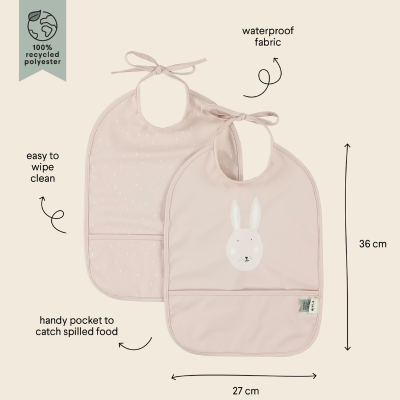 Trixie Babetes Impermeáveis Mrs. Rabbit 2 Unidades 3M+ | Farmácia d'Arrábida