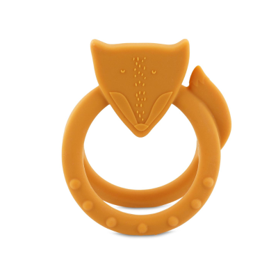 Trixie Mordedor Sensorial Mr. Fox 0m+ | Silicone 100% Alívio da Dentição
