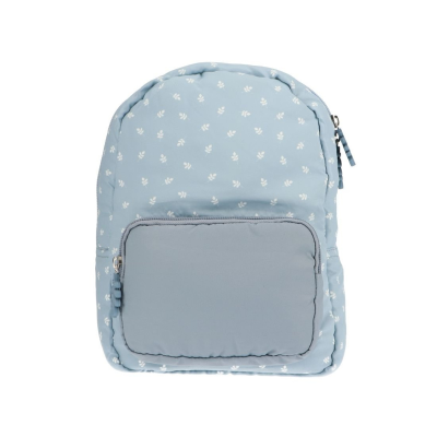 8434149744273 Tutete Mochila Infantil Leaves Blue 25cm | Creche 1-3 Anos Impermeável Leve