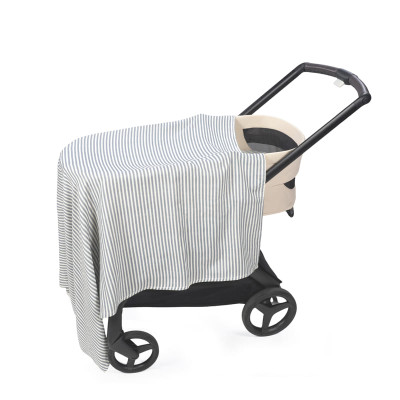 Walking Mum Musselina 120x120cm Praliné Strips Matcha | Farmácia d'Arrábida