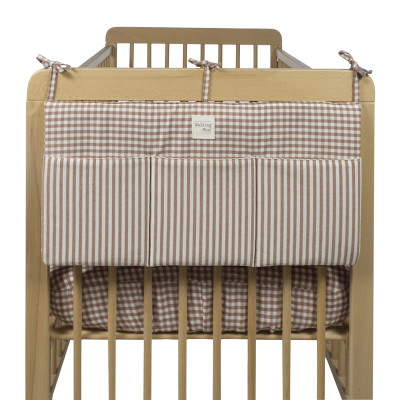 Walking Mum Organizador de Berço Praliné Vichy Moka | Farmácia d'Arrábida