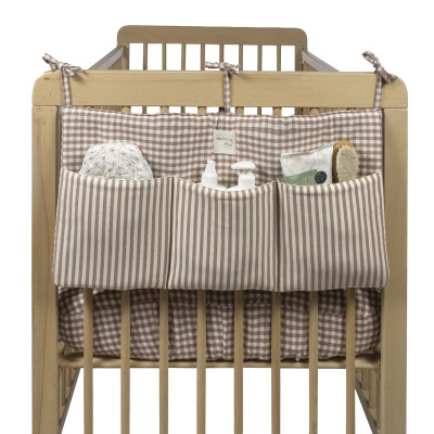 Walking Mum Organizador de Berço Praliné Vichy Moka | Farmácia d'Arrábida