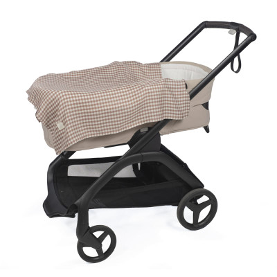 Walking Mum Pack 2 Musselinas Vichy Moka 70x70cm | Farmácia d'Arrábida