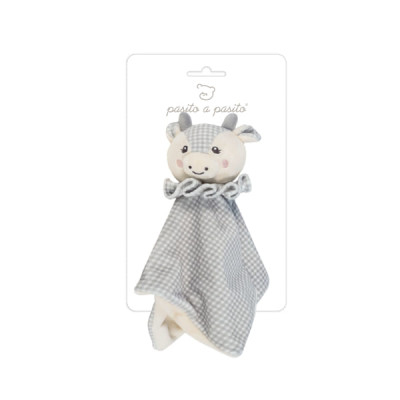 Pasito a Pasito Doudou Vaca Little Bloom Gris | Farmácia d'Arrábida