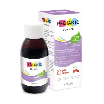 7597385 Pediakid Boa Noite sabor Cereja 125ml +3 Anos | Ajuda a relaxar e facilitar o sono das crianças