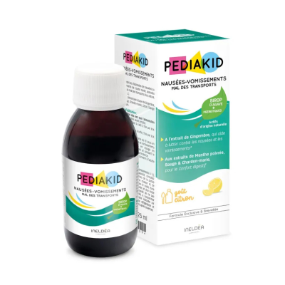 7597383 Pediakid Náuseas 125ml +5 Anos | Xarope Natural Enjoo e Viagem Infantil