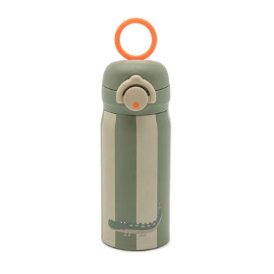 4260686891095 Noui Noui Garrafa Térmica Aço Crocodilo 350ml | Sem Palhinha | À Prova de Fugas