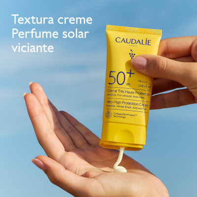 Caudalie Vinosun Creme Solar FPS50+ Rosto 50ml | Farmácia d'Arrábida