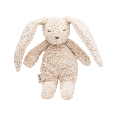 Moonie Peluche Sensorial Coelho Pequeno Bege 22cm | Algodão Orgânico Bebé 0m+
