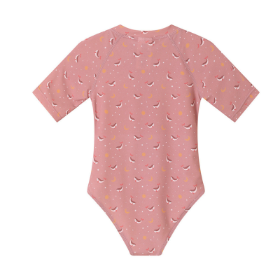 Monnëka Fato Banho com Fecho Whale Pink XS 2-3a | Circunferência craniana 50-51 | Farmácia d'Arrábida