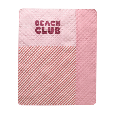 8434149602337 Monnëka Manta de Piquenique Stripes Bloom & Blush | Impermeável Anti-Areia com Alça