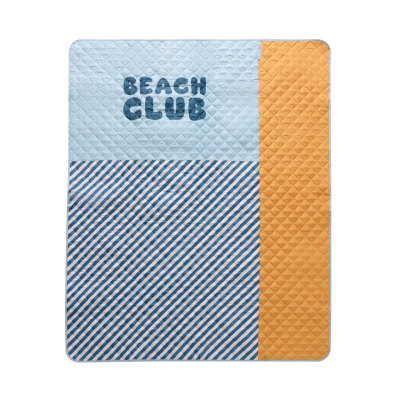 8434149330704 Monnëka Manta de Piquenique Stripes Blues & Beyond | Impermeável Anti-Areia com Alça