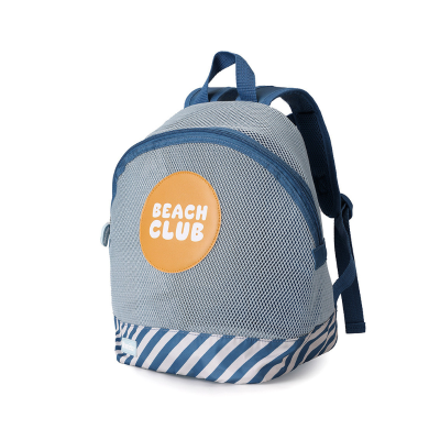 Monnëka Mochila Anti-Areia Stripes Blues & Beyond 30cm | Farmácia d'Arrábida