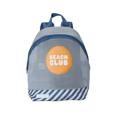 8434149203114 Monnëka Mochila Anti-Areia Stripes Blues & Beyond 30cm | Impermeável | 3 a 10 Anos