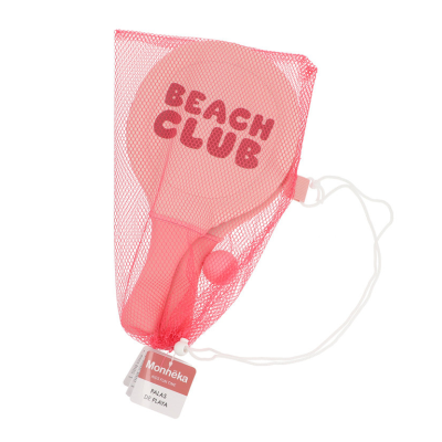 Monnëka Raquetes Neoprene Stripes Bloom & Blush + Bola | Farmácia d'Arrábida