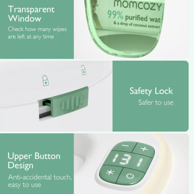 Momcozy Aquecedor de Toalhitas Bebé | Farmácia d'Arrábida
