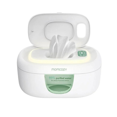 1002375 Momcozy Aquecedor de Toalhitas Bebé | Com Luz Noturna e Aquecimento Rápido